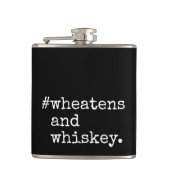 Wheatens en Whiskey Heupfles (Voorkant)