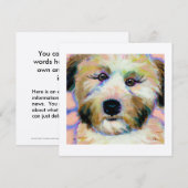 Wheatens Medium Business - speelgoedkaarten voor h Kaart (Voorkant / Achterkant)