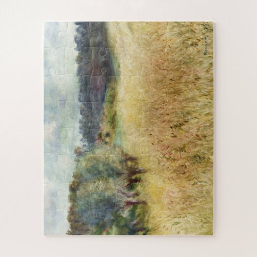 Wheatfield door Auguste Renoir Legpuzzel (Verticaal)