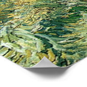 Wheatfield en Mountains, Vincent Van Gogh Poster (Hoek)