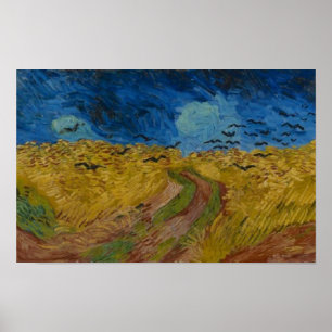 Wheatfield met Crows Vincent van Gogh Poster