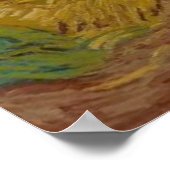 Wheatfield met Crows Vincent van Gogh Poster (Hoek)
