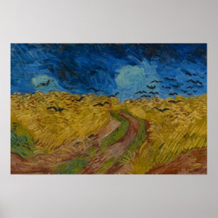 Wheatfield met Crows Vincent van Gogh Poster