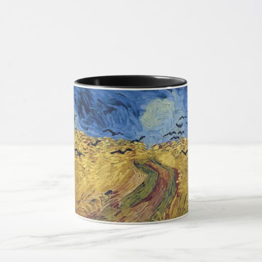 Wheatfield met de Mok van Crows Vincent van Gogh (Midden)