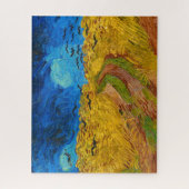 Wheatfield met Krogen door Vincent van Gogh Legpuzzel (Verticaal)