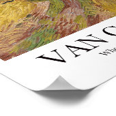 Wheatfield met Krogen door Vincent van Gogh Poster (Hoek)