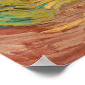Wheatfield met Krogen door Vincent van Gogh Poster (Hoek)