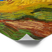 Wheatfield met Krogen door Vincent van Gogh Poster (Hoek)