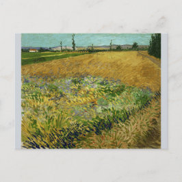 Wheatfield van Vincent Van Gogh Briefkaart