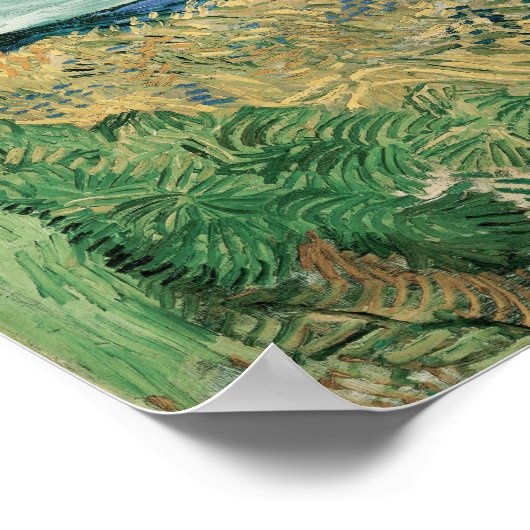 Wheatfield with Cornflowers | Vincent van Gogh Poster (Hoek)