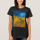 Wheatfield with Crows, 1890 by Vincent van Gogh T-shirt (Voorkant)