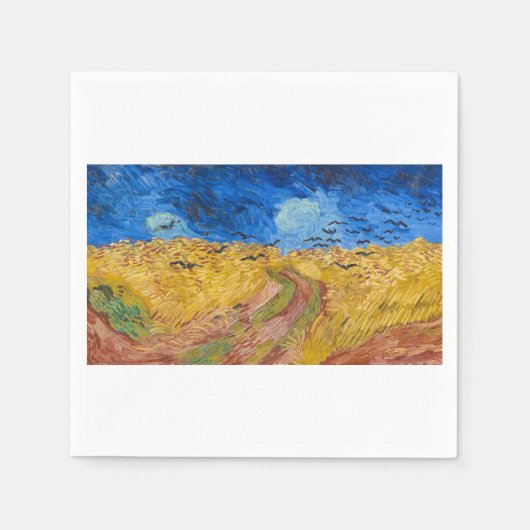 Wheatfield with Crows by Vincent van Gogh Servet (Voorkant)