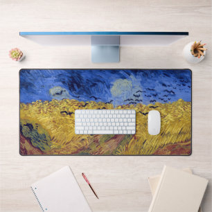 Wheatfield with Crows Van Gogh Bureaumat