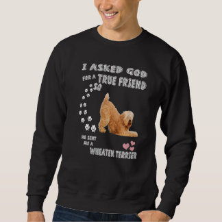 Wheatie Dog mam Papa Costume Cute Soft Coated Whea Trui