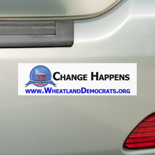 Wheatland Democraten Bumpersticker (Op auto)