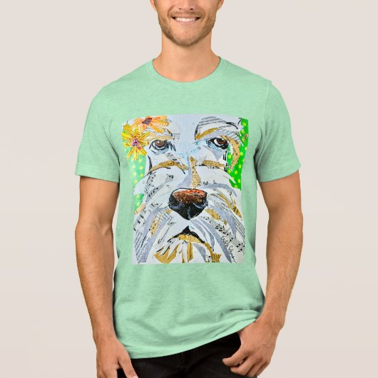 Wheaton Scottie Vibe Tri-Blend Shirt (Voorkant)