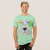 Wheaton Scottie Vibe Tri-Blend T-shirt (Voorkant volledig)