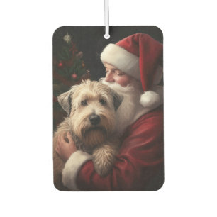 Wheaton Terrier met Sinterklaas Festive Kerstmis Luchtverfrisser