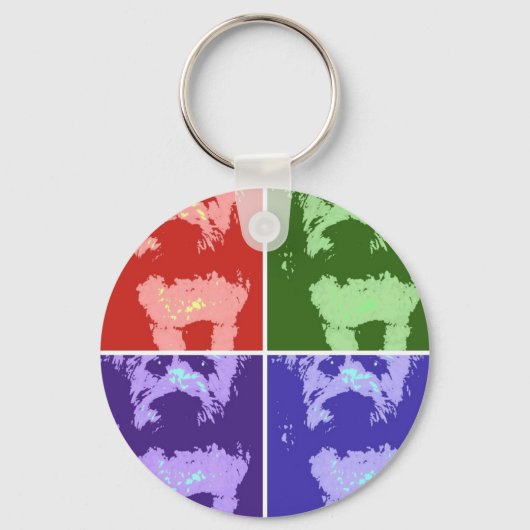 Wheaton Terrier Sleutelhanger (Voorkant)