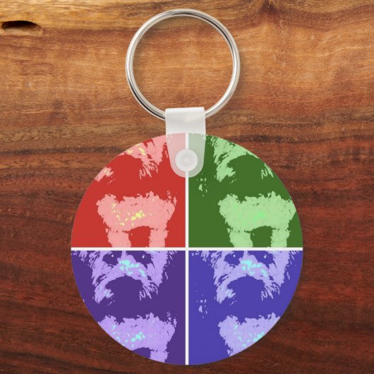 Wheaton Terrier Sleutelhanger (Voorkant)