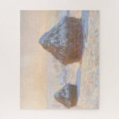 Wheatstacks, Sneeuweffect, Ochtend, door Claude Mo Legpuzzel (Verticaal)