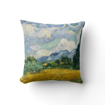 Wheatvelden Schilderij Van Gough Kussen