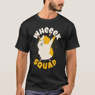 Wheek Squad Graphic Guinea Pig Eigenaar Pet Cavy A T-shirt