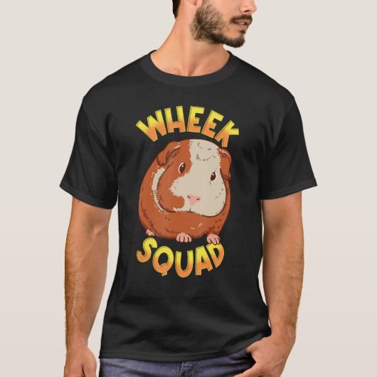 Wheek Squad Guinee Hamster Pet Rodent Hamsters T-shirt (Voorkant)