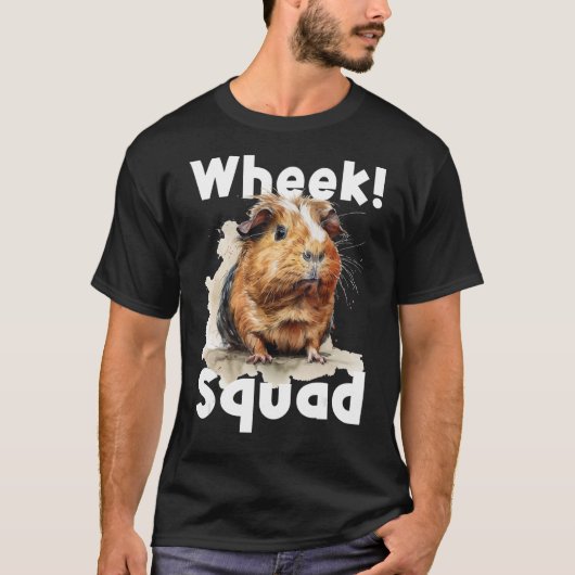 Wheek Squad - Guinee Pig Owner Pet Dierenvriend VE T-shirt (Voorkant)