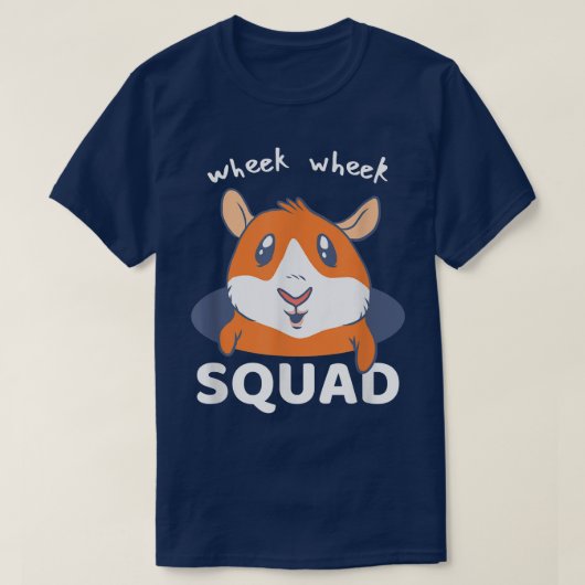Wheek Wheek Squad Guinea Pig T-shirt (Design voorkant)