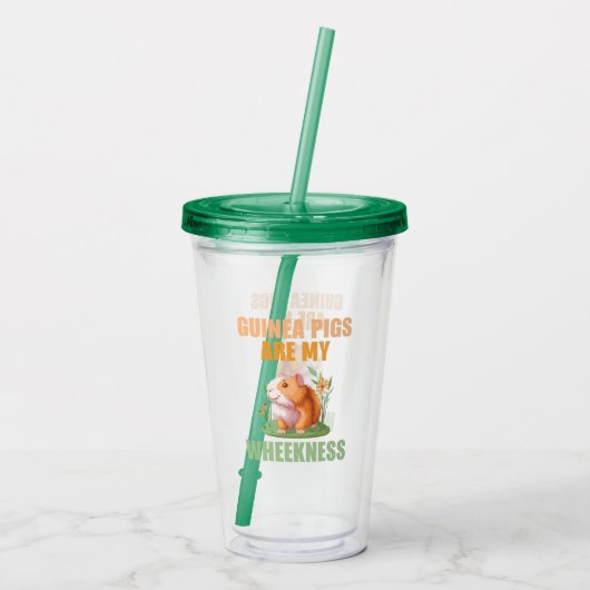 Wheekness Acryl Tumbler Acryl Drinkbeker (Achterkant)