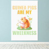 Wheekness Canvas Print (Insitu (Houten vloer))
