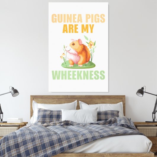 Wheekness Canvas Print (Insitu (Slaapkamer))