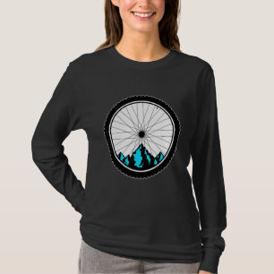 Wheel Graphic Road Bike Cyclist Cyclist Sport Road T-shirt