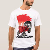 Wheel Horse Garden Tractor Tee Shirt Gift Graphic (Voorkant)