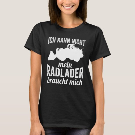 Wheel Loader Construction Site Construction Worker T-shirt (Voorkant)