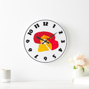 Wheel Of Cheese Clock Grote Klok