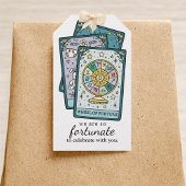 Wheel of Fortune Tarot Baby Shower Thank You Favor Cadeaulabel