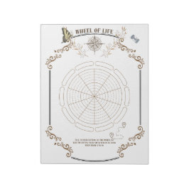 Wheel of Life Afdrukbaar voor persoonlijke groei Notitieblok
