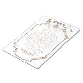 Wheel of Life Afdrukbaar voor persoonlijke groei Notitieblok (Schuin)