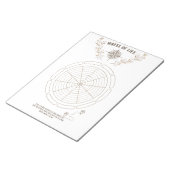 Wheel of Life Printable voor persoonlijk Notitiebl Notitieblok (Schuin)