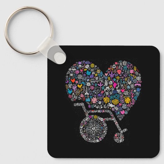 Wheel of Many Lives Sleutelhanger (Voorkant)