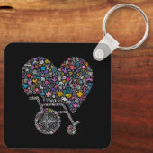 Wheel of Many Lives Sleutelhanger (Achterkant)