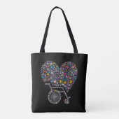Wheel of Many Lives Tote Bag (Achterkant)