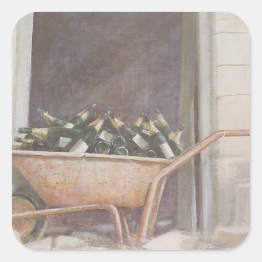 Wheelbarrow 1985 vierkante sticker (Voorkant)