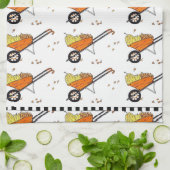 Wheelbarrow Kitchen Towel Theedoek (Gevouwen)