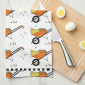 Wheelbarrow Kitchen Towel Theedoek (Quarter Fold)