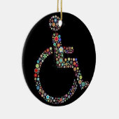 wheelchair_funky_zazzle.jpeg keramisch ornament (Rechts)