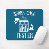 Wheelchair Handicap Humor Handicapped Shark Cage T Muismat (Met muis)