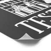 Wheelchair Handicap Humor Handicapped Shark Cage T Poster (Hoek)